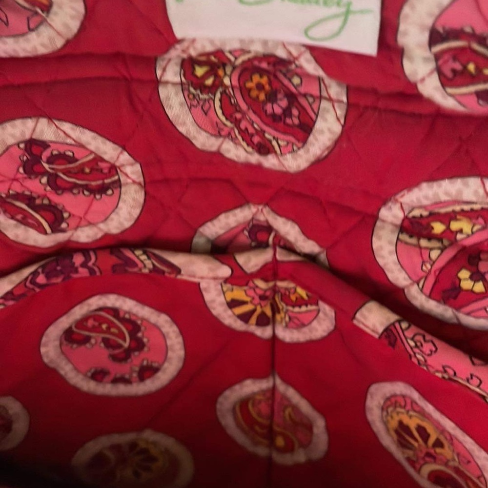 Vera Bradley mini book bag, smoke free home and no tears it is a little faded.